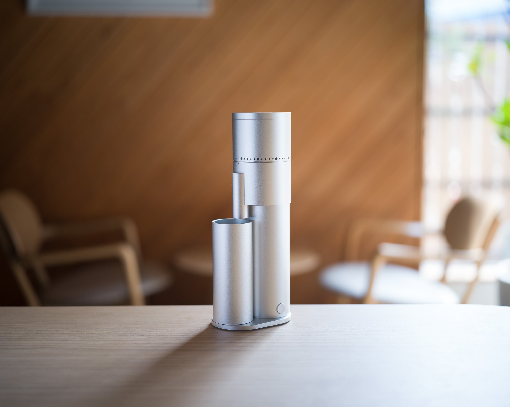LAGOM mini 2- compact electric coffee grinder silver – ease coffee
